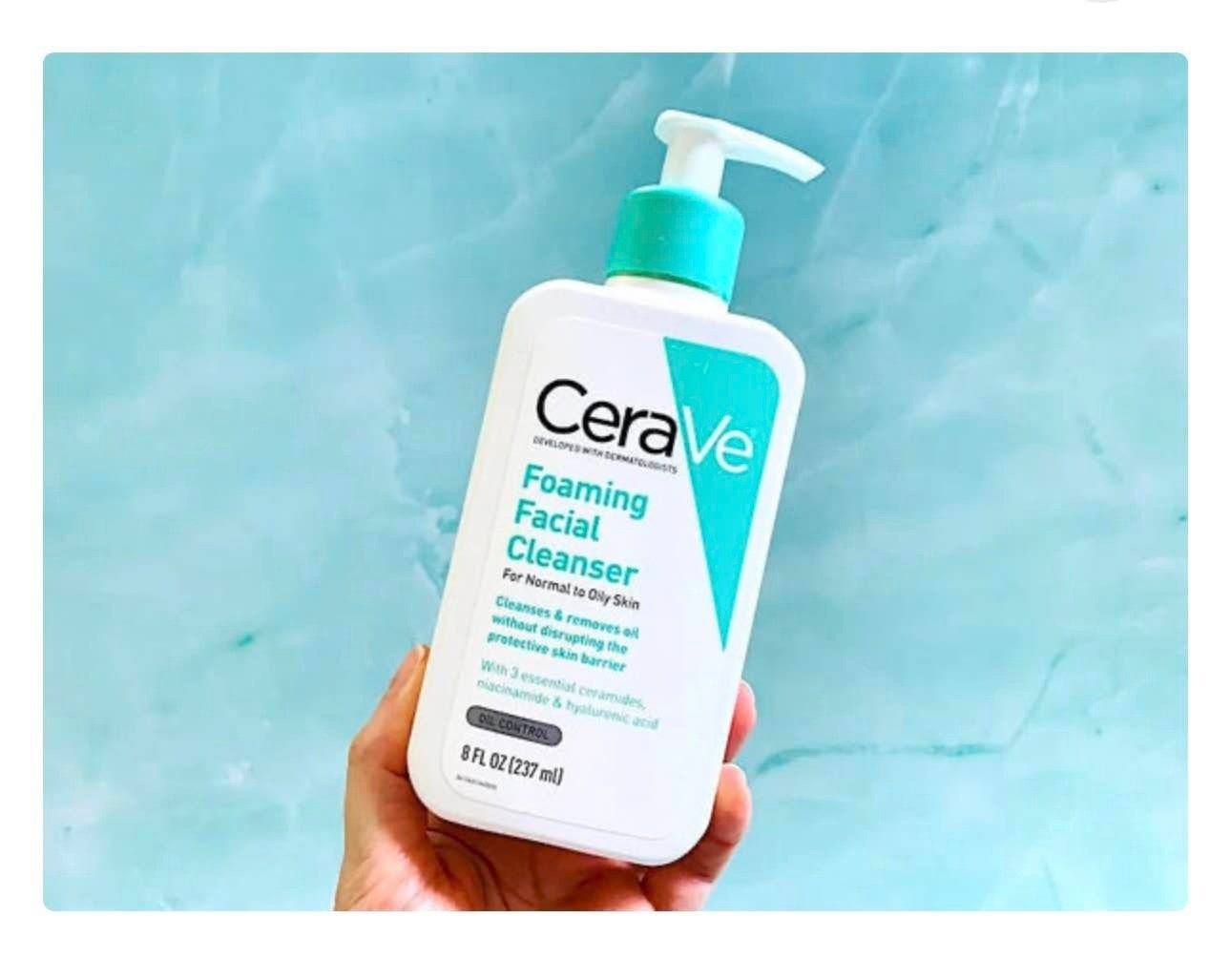 CeraVe Foaming Facial Cleanser - Areeza Production
