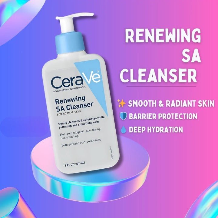 CeraVe Renewing SA Cleanser — Smooth & Radiant Skin - Areeza Production