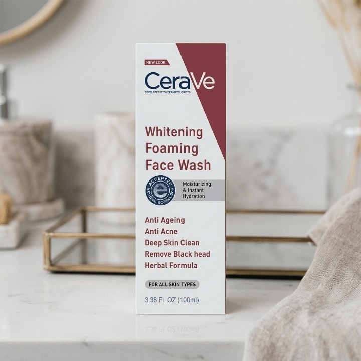 CeraVe Whitening Foaming Face Wash - Areeza Production