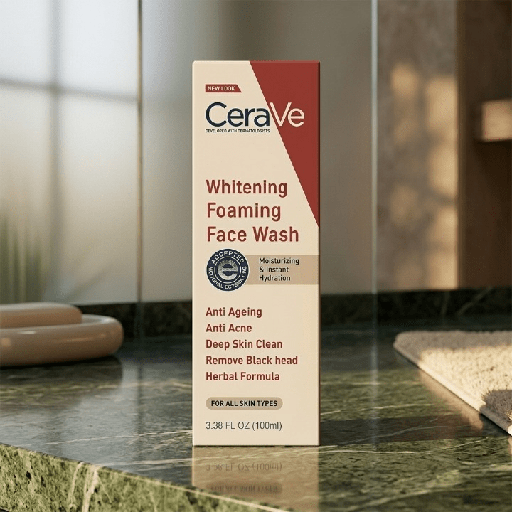 CeraVe Whitening Foaming Face Wash - Areeza Production